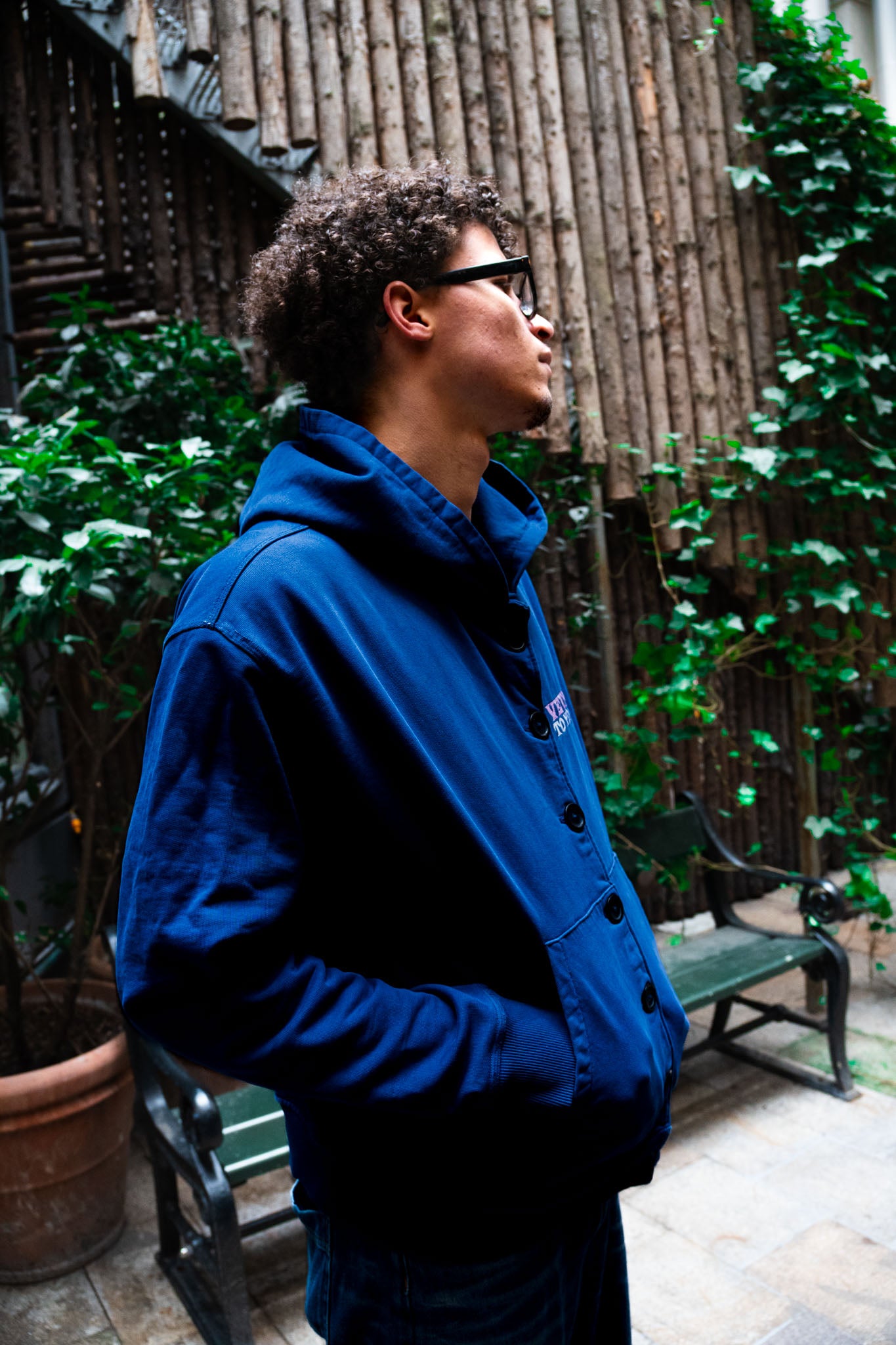 VE'ON to you button hoodie